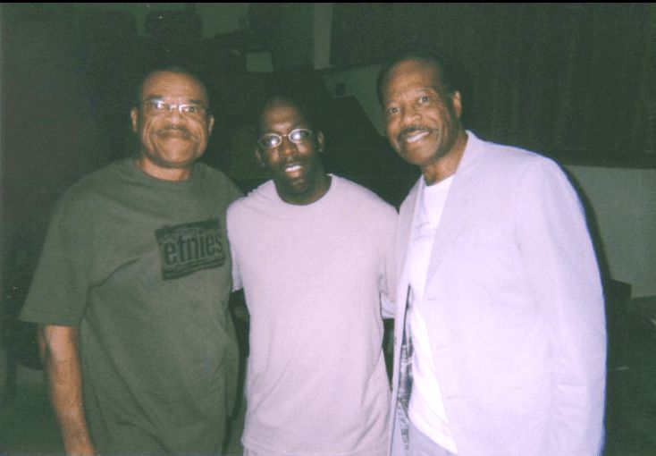 Doc Lewis with two friends